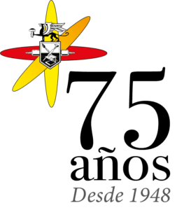 Logotipo 75 años Fotomecánica Marte